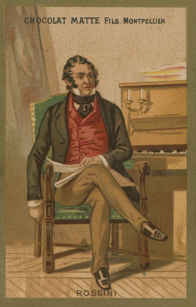Gioachino Rossini, italienischer Komponist von French School