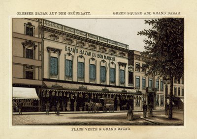 Grand Bazar du Grand Marché, Place Verte, Antwerpen von French School