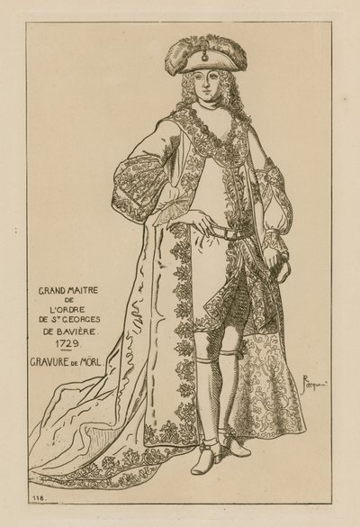 Großmeister des Ordens des Heiligen Georg von Bayern, 1729 von French School