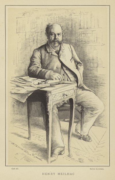 Henry Meilhac, französischer Dramatiker und Librettist von French School