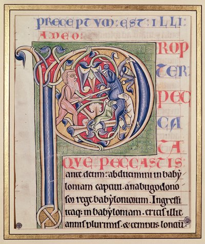 Historiierte Initiale 