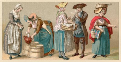 Holländische Tracht von French School