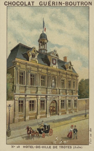 Rathaus von Troyes, Aube von French School