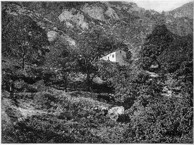Haus der Banditen in der Pentica auf Korsika von French School