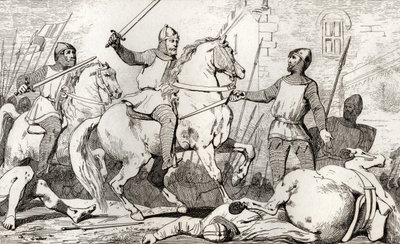 Hugo Capet (941-96) ergreift Karl von Lothringen, aus 