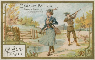 Jagd mit Gewehren von French School