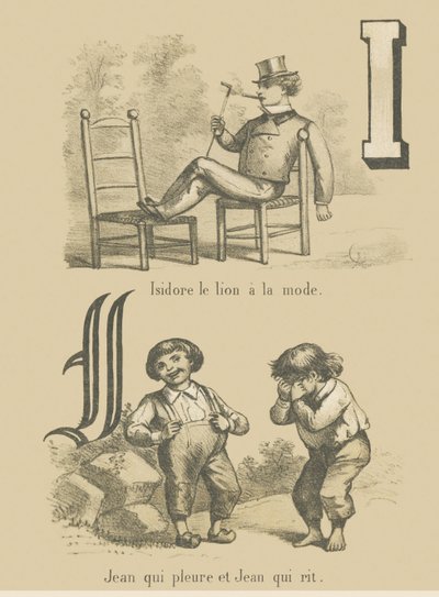 I J: Isidor der trendige Löwe / Johannes weint und Johannes lacht von French School