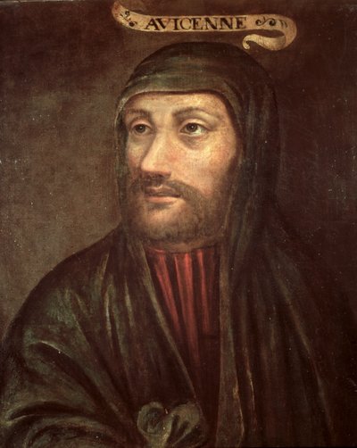 Imaginäres Porträt von Avicenna (Ibn Sina) (ca. 992-1037) von French School