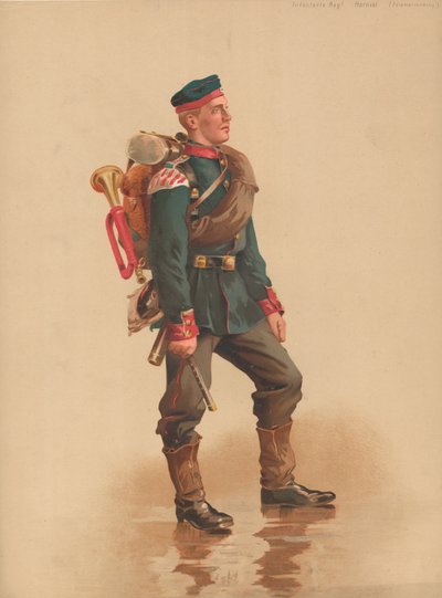 Infanterieregiment Hornist, feldmarschmäßig von French School