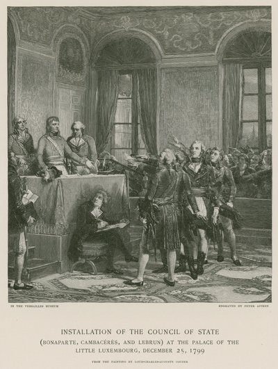Installation des Staatsrates von French School
