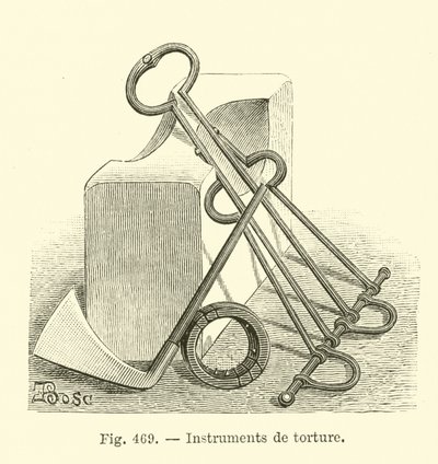 Folterinstrumente von French School