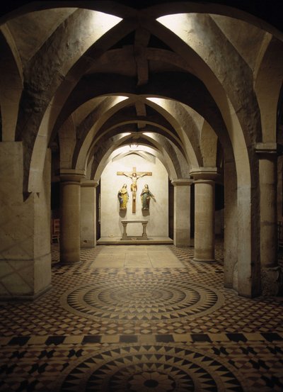 Innenansicht der Kathedrale von Metz (Moselle). von French School