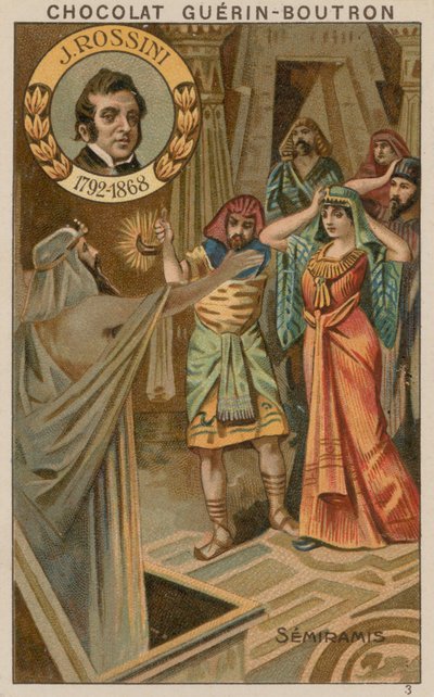 J Rossini, Semiramis von French School