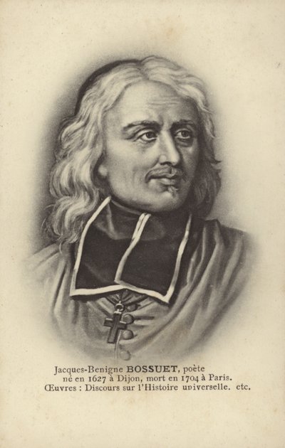 Jacques-Bénigne Bossuet, französischer katholischer Bischof, Theologe und Schriftsteller von French School