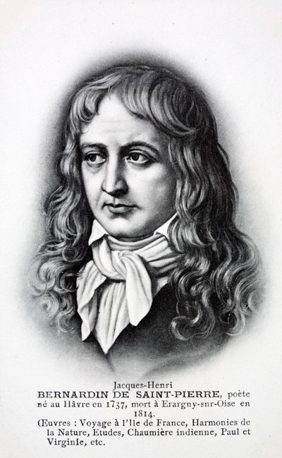 Jacques-Henri Bernardin de Saint-Pierre, französischer Autor von French School