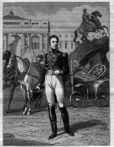 Jacques Law, Marquis de Lauriston - Porträt von Jacques Alexandre Bernard Law, Marquis de Lauriston, Marschall von Frankreich (1768-1828) - in „Histoire de l