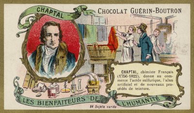 Jean-Antoine Chaptal, französischer Chemiker von French School