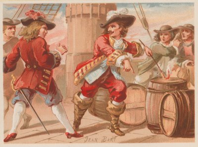 Jean Bart, französischer Marinekommandant und Freibeuter des späten 17. Jahrhunderts von French School