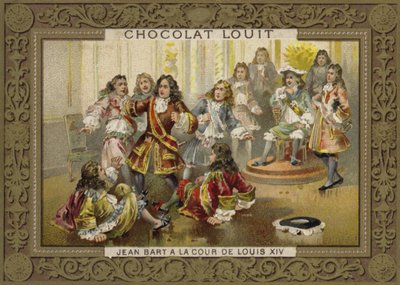 Jean Bart am Hof von Ludwig XIV. von French School