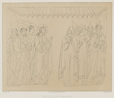 Jesus und die Pharisäer von French School