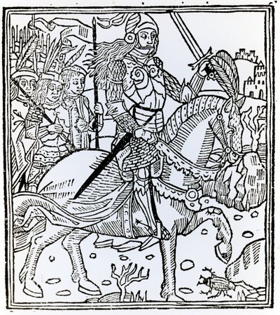 Johanna von Orleans, aus La Mer des Histoires, 1491 von French School