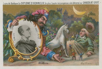 Jonathan Swift (1667-1745) (Chromolithographie) von French School