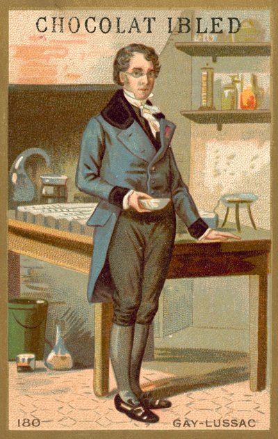 Joseph Louis Gay-Lussac, französischer Chemiker und Physiker von French School