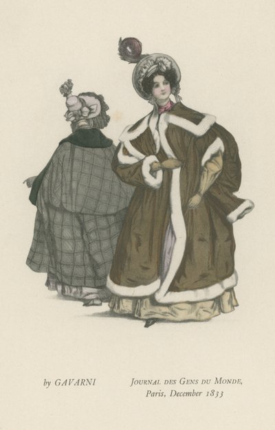 Journal des Gens du Monde, Paris, Dezember 1833 von French School