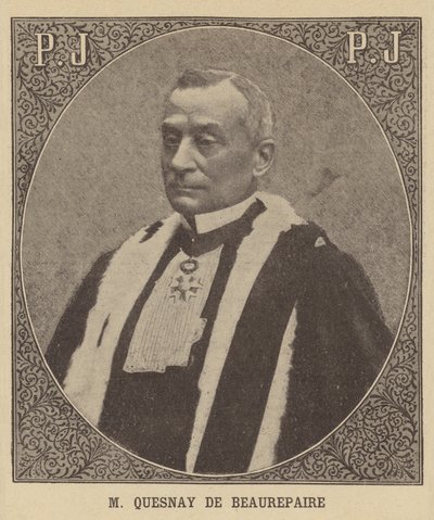 Jules Quesnay de Beaurepaire, französischer Richter von French School