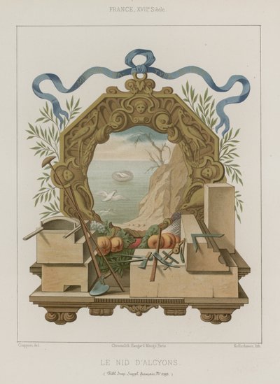 Eisvogelnest von French School