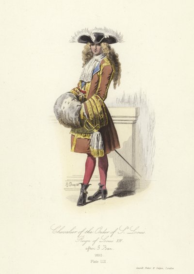 Ritter des Ordens von St. Louis, Regierungszeit von Ludwig XIV. von Frankreich von French School
