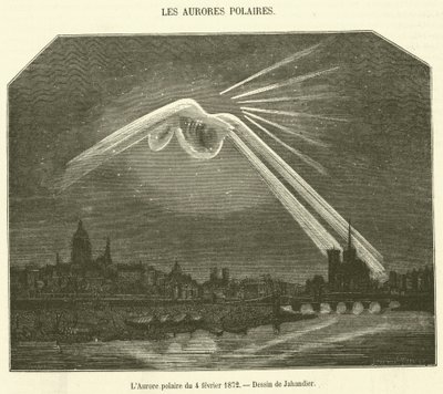 Das Polarlicht vom 4. Februar 1872 von French School