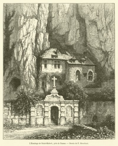 Die Einsiedelei von Saint-Hubert, nahe bei Namur von French School