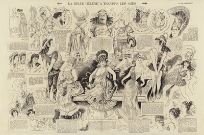 Die schöne Helena im Laufe der Zeit von French School