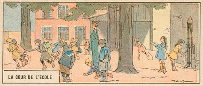 Der Schulhof von French School