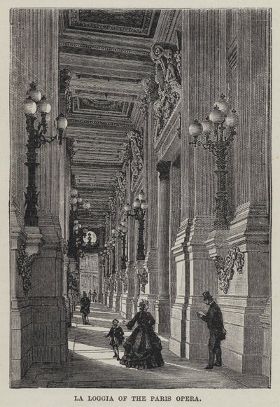 La Loggia der Pariser Oper von French School
