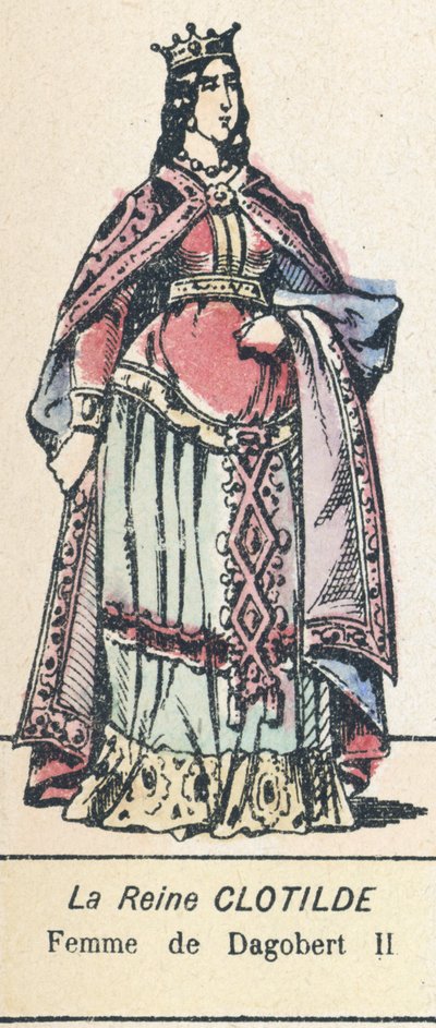Königin Chlotilde, Frau von Dagobert II. von French School