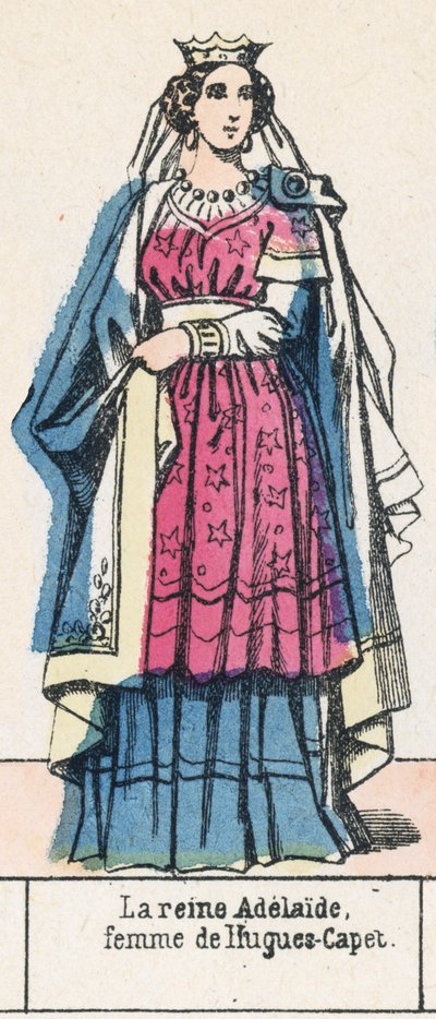 Königin Adelaide, Frau von Hugo Capet von French School