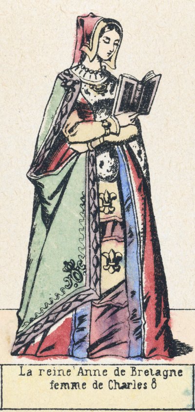 Königin Anne von Bretagne, Frau von Karl VIII von French School