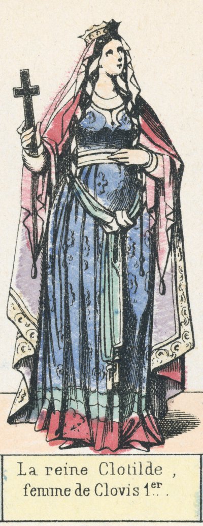 Königin Clotilde, Frau von Chlodwig I von French School