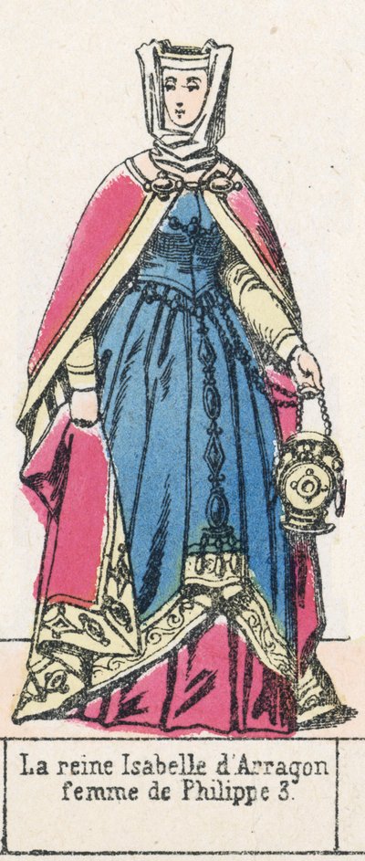 Königin Isabelle von Aragon, Frau von Philipp III. von French School
