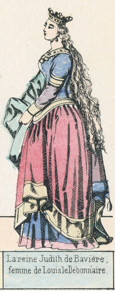 Königin Judith von Bayern, Frau von Ludwig dem Frommen von French School