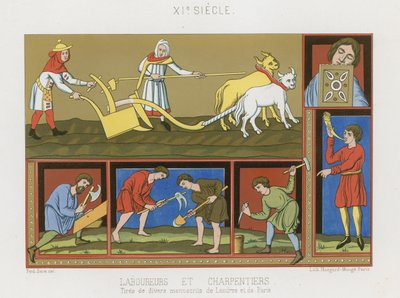 Arbeiter und Zimmerleute von French School