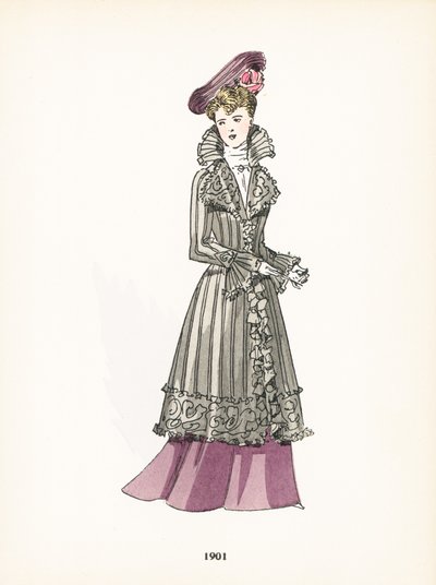 Damenmode, 1901 von French School