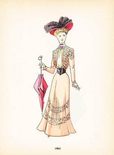 Damenmode, 1901 von French School