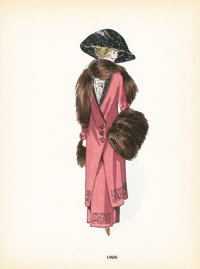 Damenmode, 1909 von French School