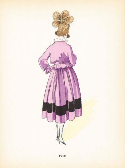 Damenmode, 1916 von French School