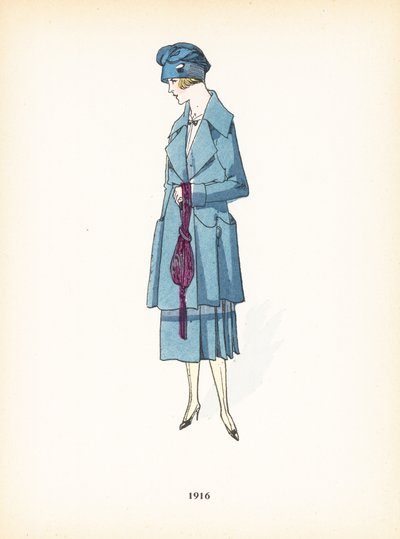 Damenmode, 1916 von French School