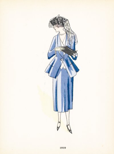 Damenmode, 1919 von French School