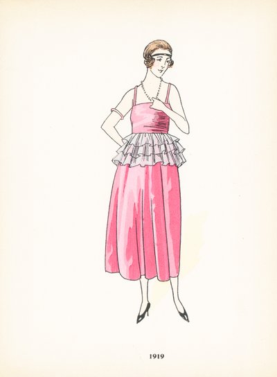 Damenmode, 1919 von French School